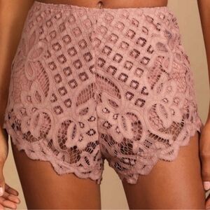 Free people lace crochet shorts women’s xs